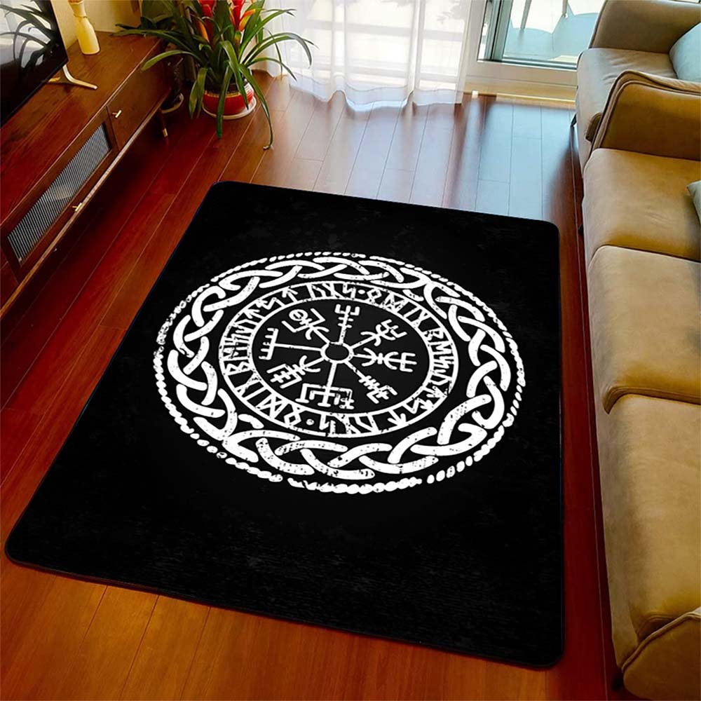 Black Celtic Viking Carpet Dragons Tattoo Luxury Area Rugs Carpets Home Decoration The Us Decor Greek Eye Tree Viking Area Rugs