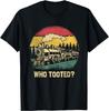 Who Tooted Funny Train Lover Boys Men Collector Railroad T-Shirt