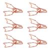 100pcs   Clips Cute Cartoon Cat Shape Metal Hollowed   Tail Clips Paper Clamps   Supplies