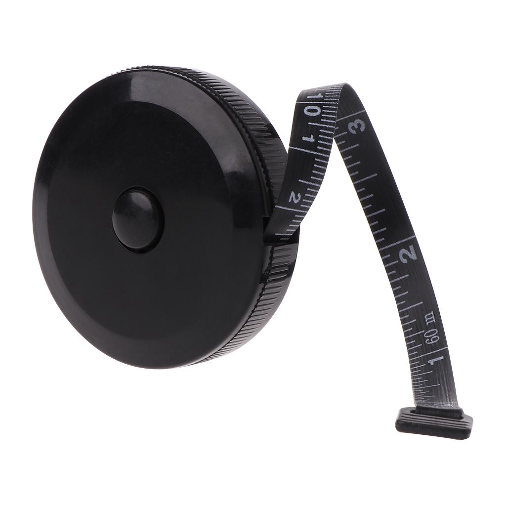 1.5m Flexible Mini Sewing Measuring Tape Physicians Double Side Retractable for Body Measuring Tape ABS Measuring Tape