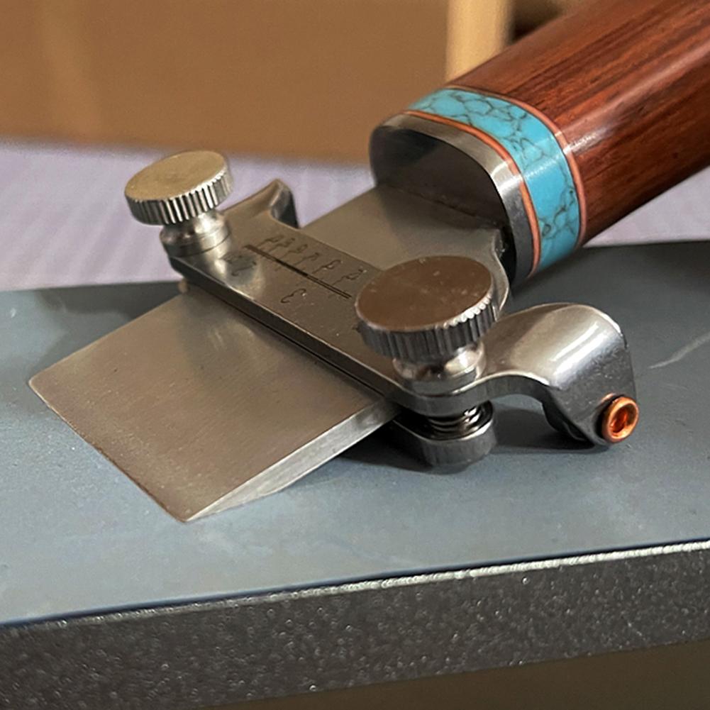 Fixed Angle Sharpening Tool Rotation Fixed Angle Grinding Auxiliary Tools DIY Leathercraft Stainless Steel for Leather Cutting China Mainland