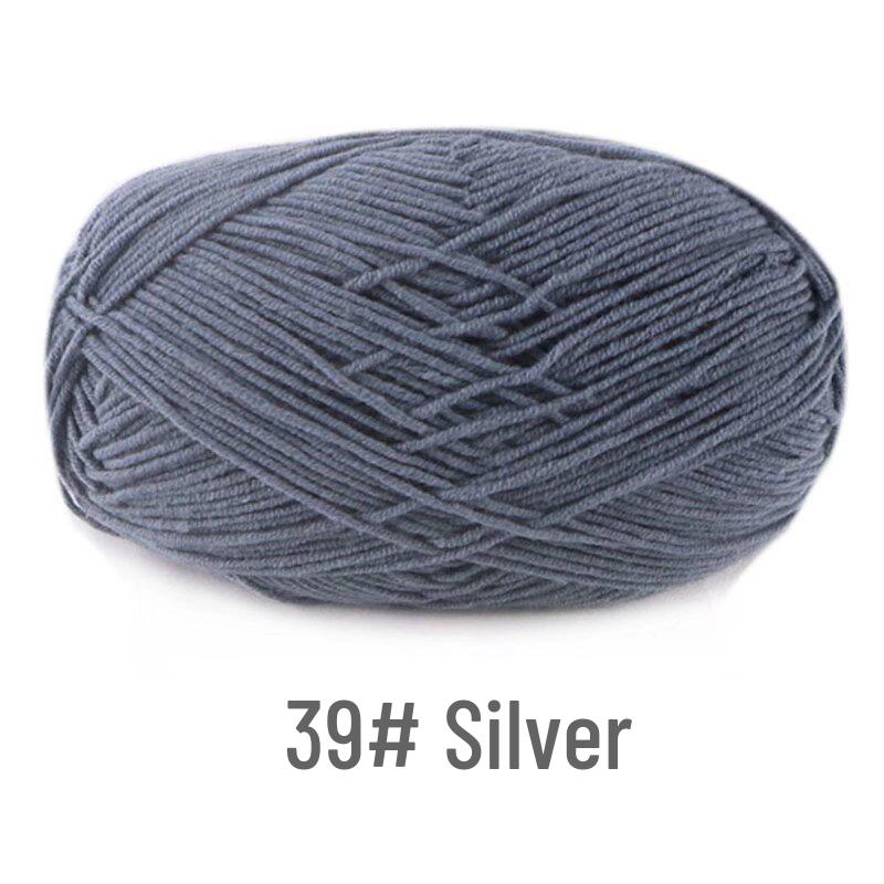 Su He 4-Strand Milk Cotton Combed Yarn for Hand-Knitting Baby Sweaters
