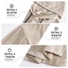 New Spring/Summer Men's Hooded T-Shirt Solid-Colour Cotton-Linen Blend Men's Casual Long-Sleeved Top