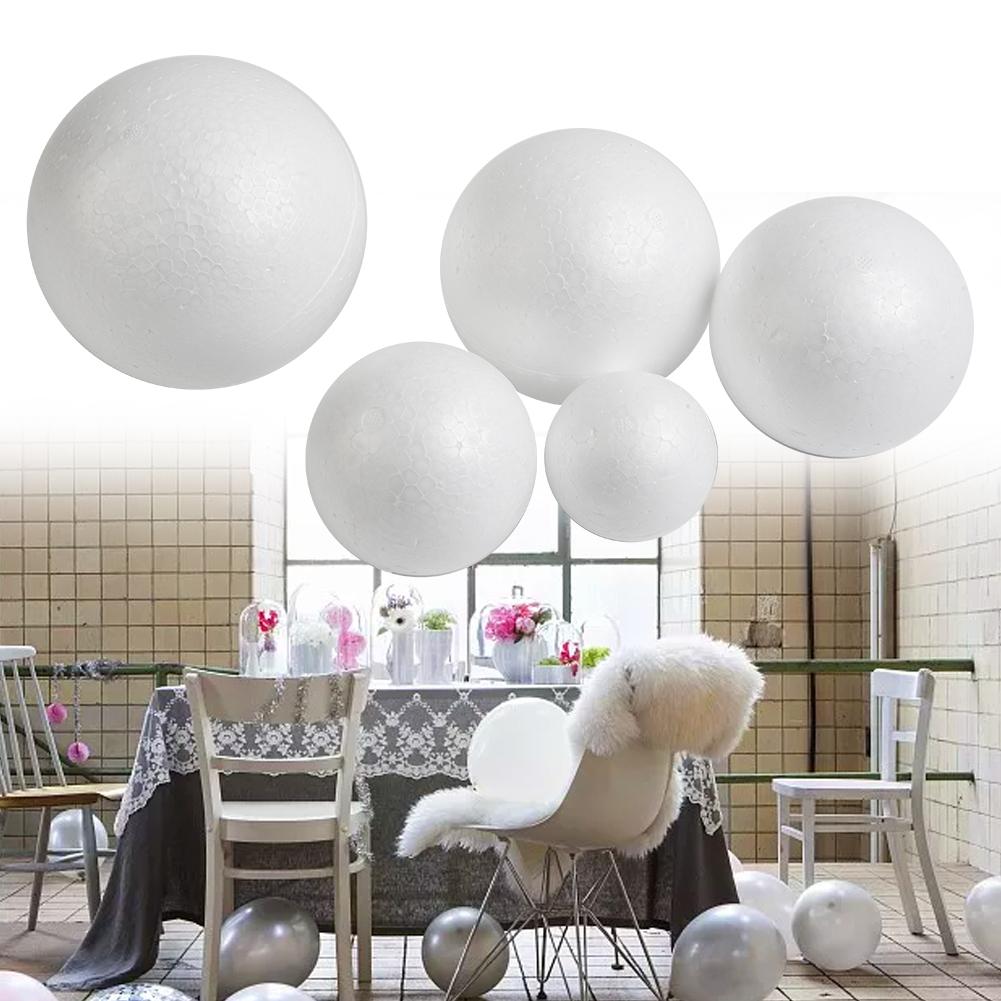 6-12cm Modelling Polystyrene Foam Balls White Craft Balls DIY Hand-painted Gifts Accessory Wedding Celebrations Event Supplies