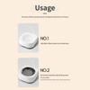 Pet Water Bowl Heater Pet Feeding Dish Warmer with Temperature Control for Small Pet Dogs Cats Chickens Rabbits Birds