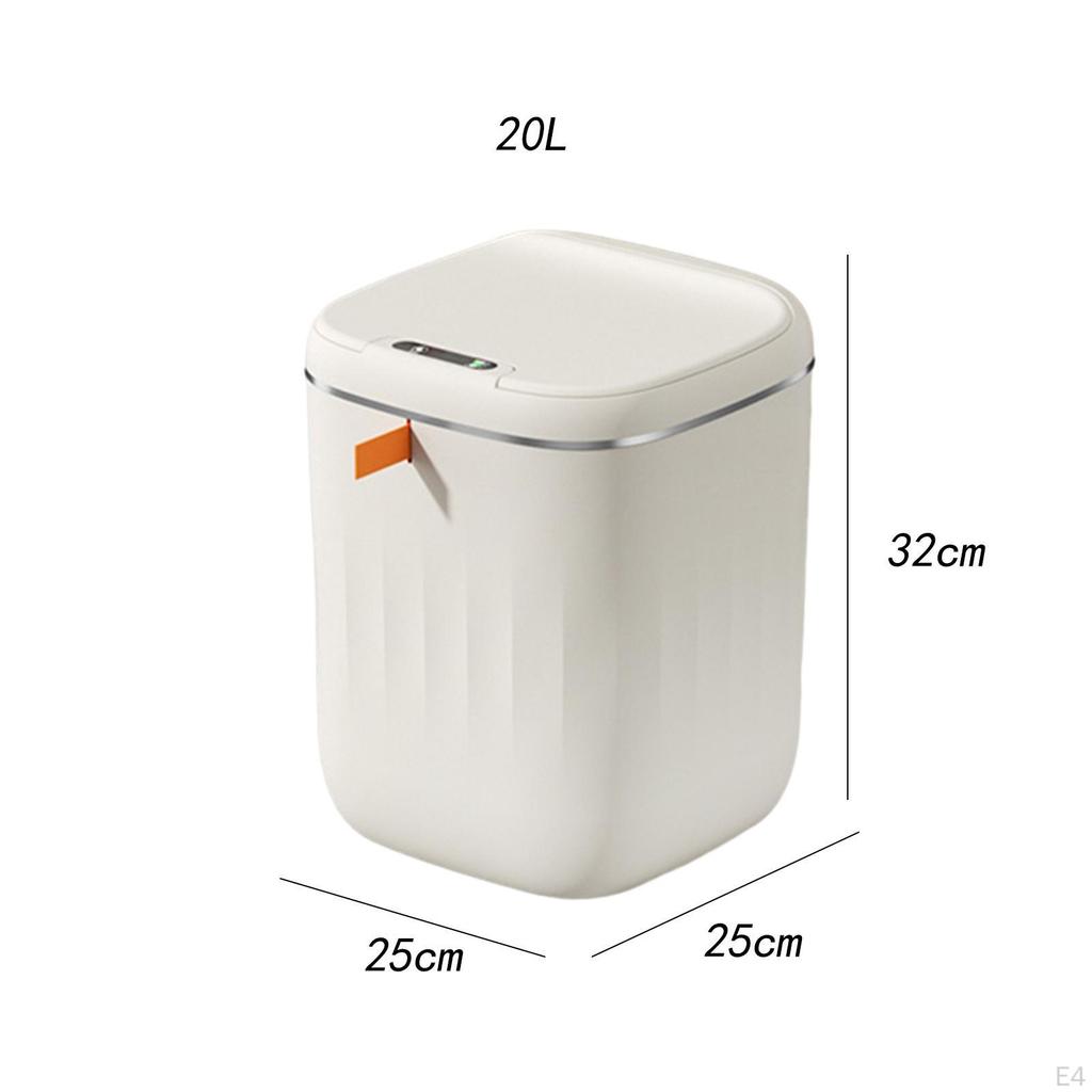 Automatic Garbage Can, Electric Bin with Lid, Bathroom Trash Cans Lids for Kitchen,