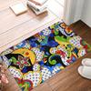 Bedroom Mat Mexican Seamless Pattern Rug Home Doormat Living Room Carpet Outdoor