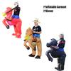 Inflatable Horse Costume For Adults Creative Performance Outfit Polyester Material Brown/red/black