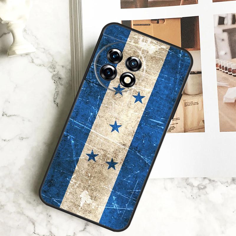 Honduras Flag Case For OnePlus 12 12R 11 9 10 Pro 10R 9R 8T 10T Nord 3 CE 2 Lite 2T N10 N20 N30 CE4 Cover