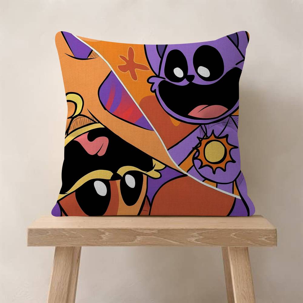 Critters Catnap Dogday Pillow Cover Sofa Cushion Cover Home Room Decoration Children Gift