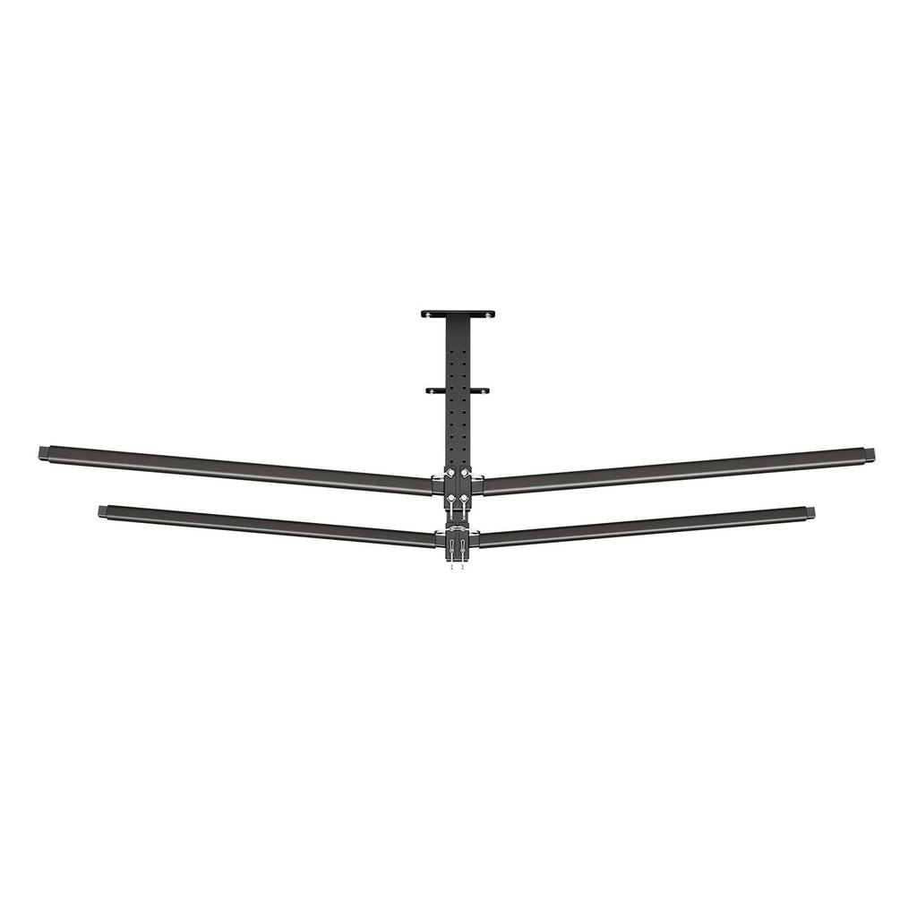 Kayak Storage Rack for 2 Kayaks, Holds Up to 113.4 kg, Heavy Duty Adjustable Ceiling Rack for Garage Ceiling Mount, Overhead Garage Storage Hanger for