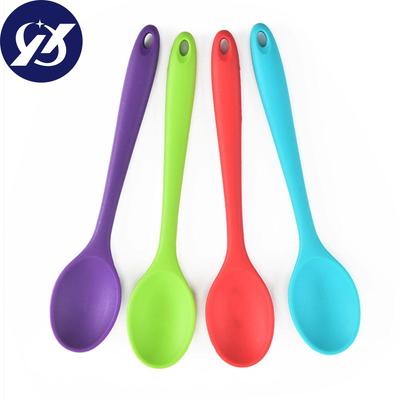 Silikonblandningssked Värmebeständig silikontråckelsked Redskapssked Non-Stick Serveringssked för blandning, bakning, servering och omrörning