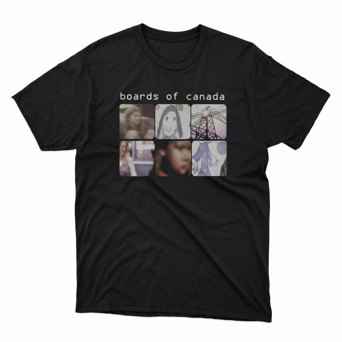 Футболка Boards of Canada, Унисекс Винтажная футболка Boards of Canada, УНИСЕКС Футболка XL