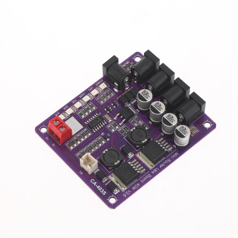Ca-403S Mini Uninterruptible Power Module 40W 12.6V Battery Charging Board Ups Power Supply Board With 4-Channel Output