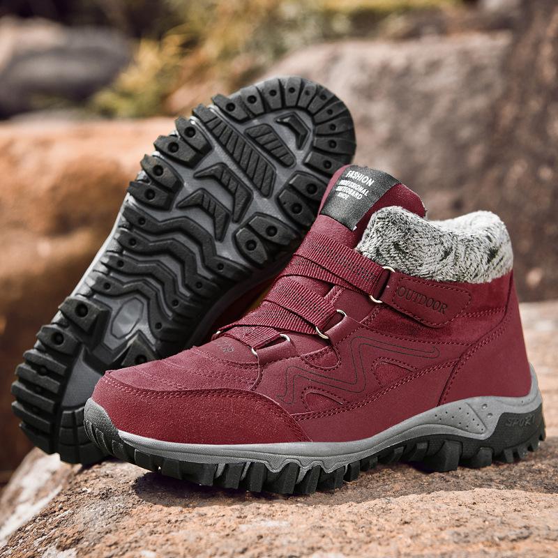 Step Cotton Shoes Warm Square Dance Middle-aged and Elderly Sports Shoes Outdoor Sports Snow Boots Mountaineering Winter Non-slip