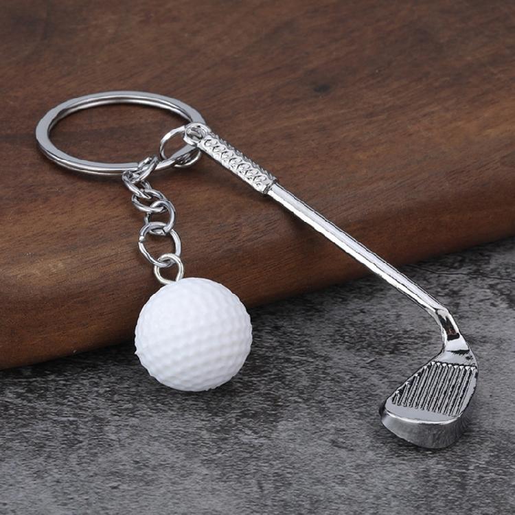 Backpack Keyring Ornament Golf Ball Key Chain Pendant Keychain Decorative Accessories Car Key Pendant Gift for Friend