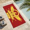 Toalla de Bandera Romana SPQR Suave Ligera Anti-Arena Grande para Playa Secado Rápido Baño Deportes Familia
