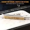 Wood Handle Grill Cleaning Brush with Scraper Pizza Stone Cleaner Brush  for Oven