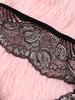 Ladies Red Sexy Panties G-string Knickers Crotchles Women Underwear Flower Lace Underpant Fashion Thongs Female Erotic Lingerie