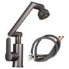 1080 Degree Swivel Faucet Rotating Faucet 2 Modes Mechanical Arm Kitchen Faucet Multifunctional Universal for Washing Hair/Face