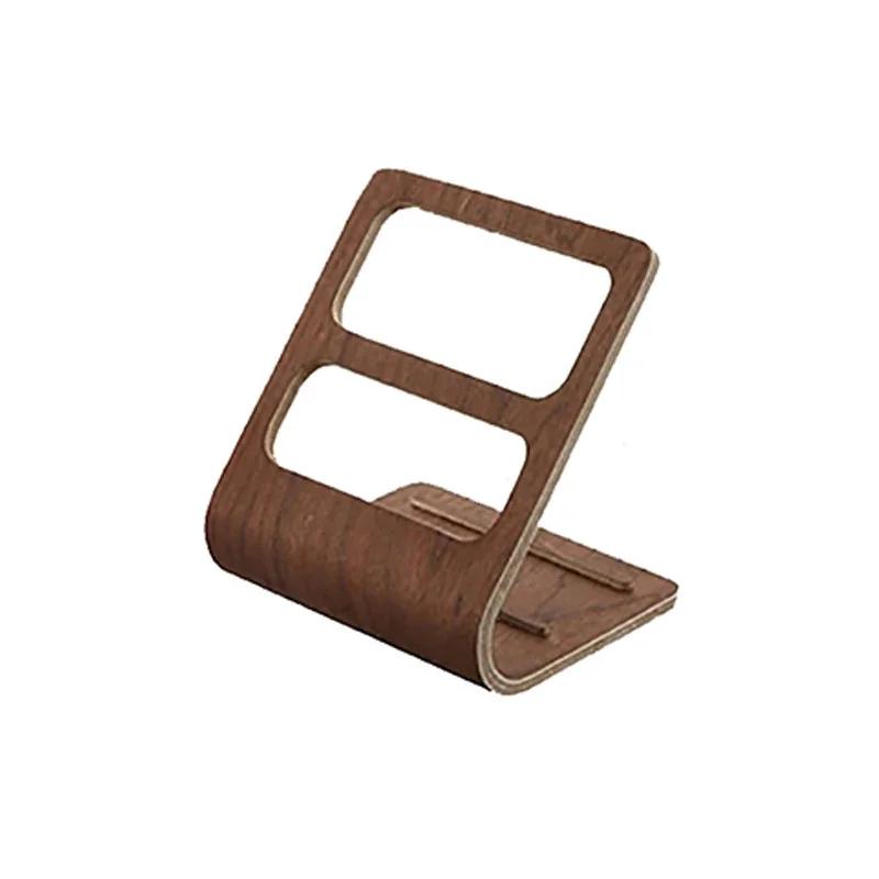 Desktop Coffee Table Storage Rack Home Living Room Multifunctional Remote Control Rack Universal Curved Wood Bracket Remote rack