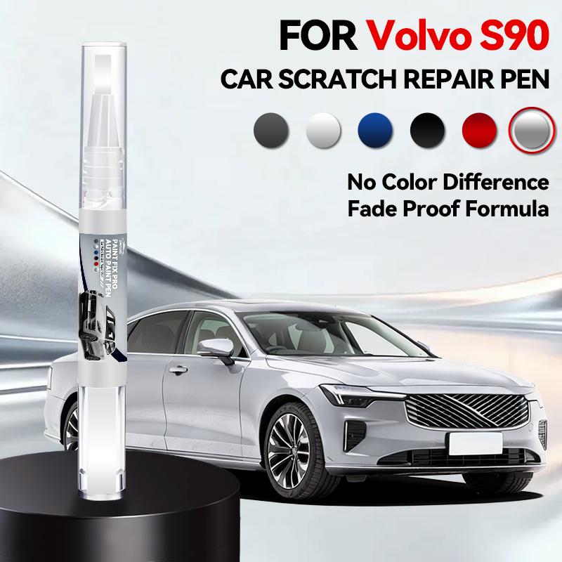 For Volvo S90 Car Paint Repair Pen Touch Up Scratch Remover DIY Auto Accessories White 707 Gray Brown 722 Blue 720 723 Black 717