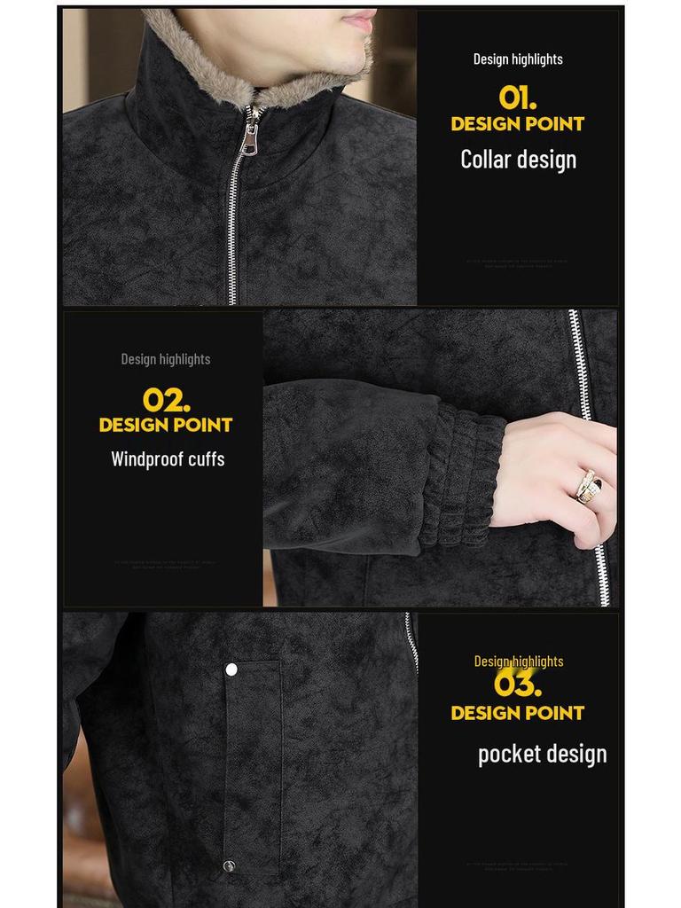 American Retro Men's Reversible Multi-Pocket Jacket - Trendy, Loose, Versatile Top