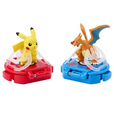 Pokemon Monster Collection Battleze Pikachu VS Glurak