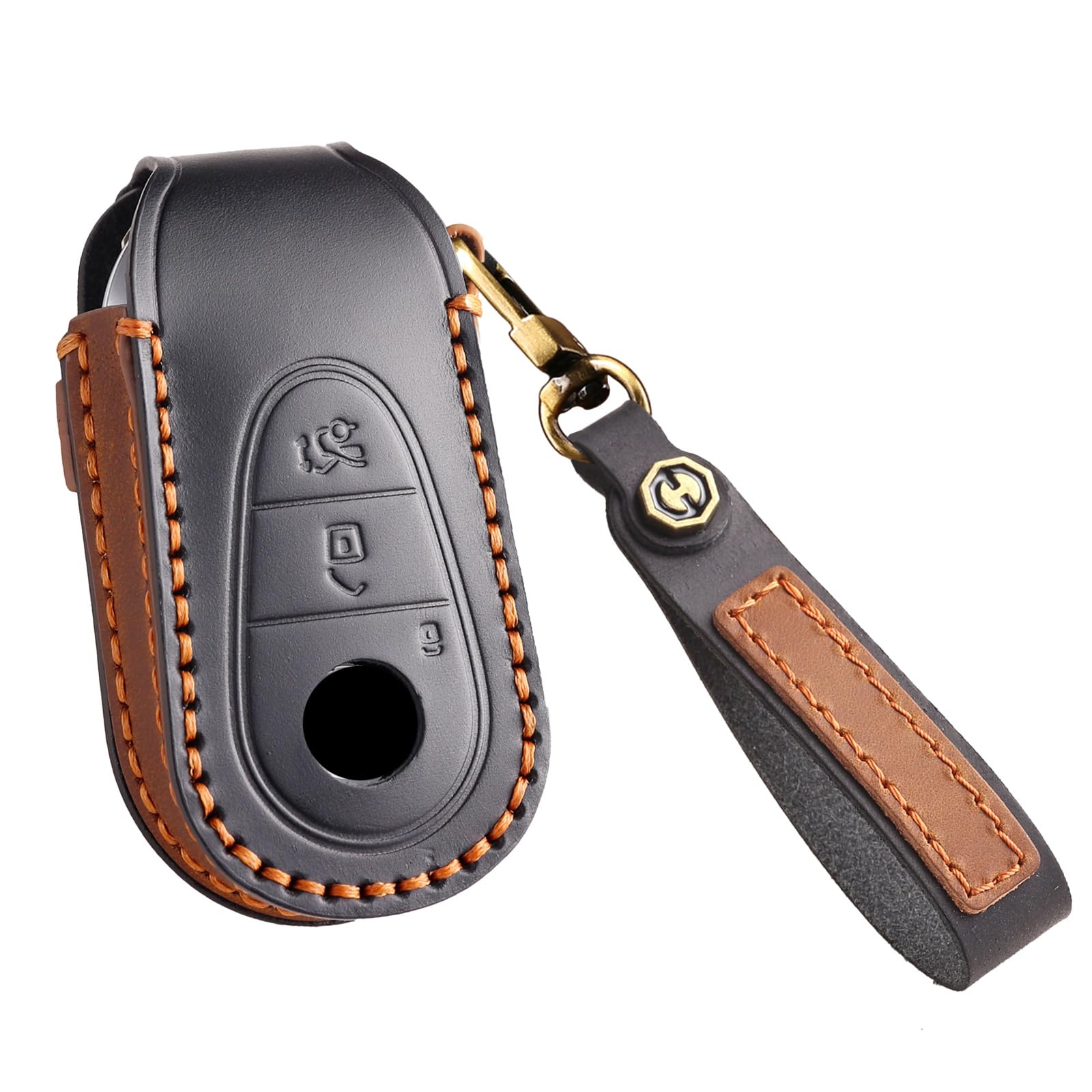 [KUNIO] Mercedes Exclusive Key Case Key Cover Key Holder Genuine чёрный