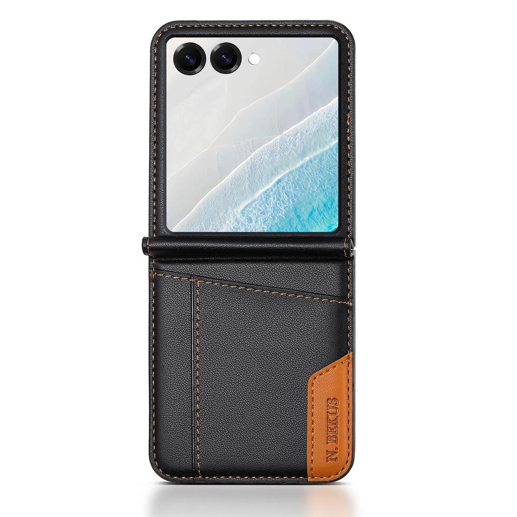 Colorful Stitch Card Slot Case for Samsung Galaxy Z Flip 3-7