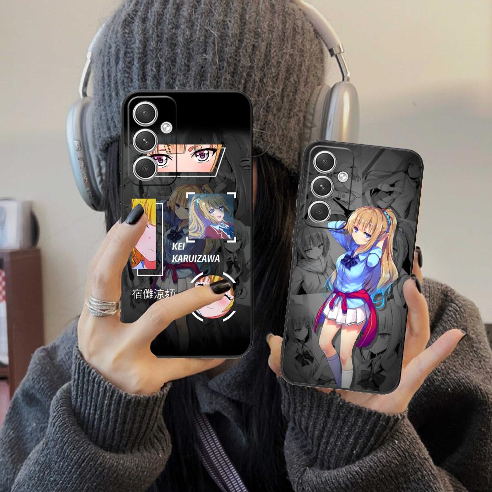 Classroom Elite Karuizawa Kei Phone Case for Samsung Galaxy S25 S24 S23 S22 S21 S20 Note20 Plus FE Ultra Colour Printing Pretty