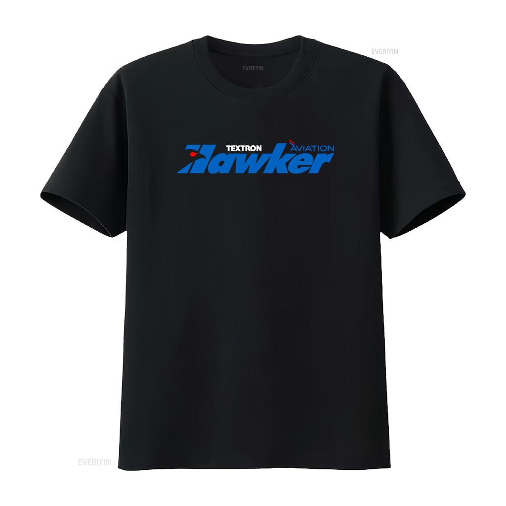 Hawker Aircraft Textron Aviation Logo T Shirt American Sizes S 5XL vintage Washed Stylish streetwear designer clothes