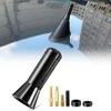 Car Antenna Carbon Fiber Car Antenna Short Antenna Car Antenna Decoration DIY Car Fix Antenna (Black)
