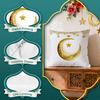 Golden Moon Lantern For Ramadan Pillowcase Bedroom Sofa Cushion Cover 100% Polyester Living Room Cushion Pillowcase Home Decor