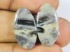 Natural Puff Jasper Matched Pair Pear Cabochon Loose Gemstone 11X22X03 MM SK-265