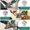 Scie Circulaire - HYCHIKA - 500W - 4500RPM - Profondeur de coupe 0-25mm - Moteur en Cuivre Pur