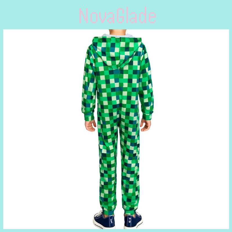 Minecraft Cosplay Costume For Halloween With Polyester Fabric For Teens