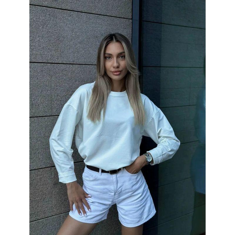 New Long Sleeve T-shirt Western Style New Fashion Casual Loose Long sleeve Cotton T-shirt Top