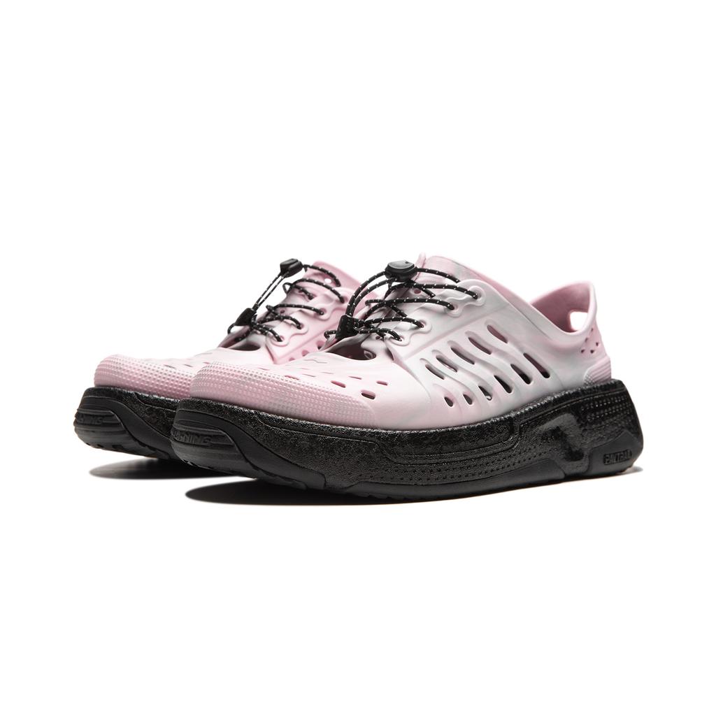 Li Ning Pangu Trek Trendige Vielseitige Flussüberquerungsschuhe Unisex Schuhe Rosa Grau AZSU017-2