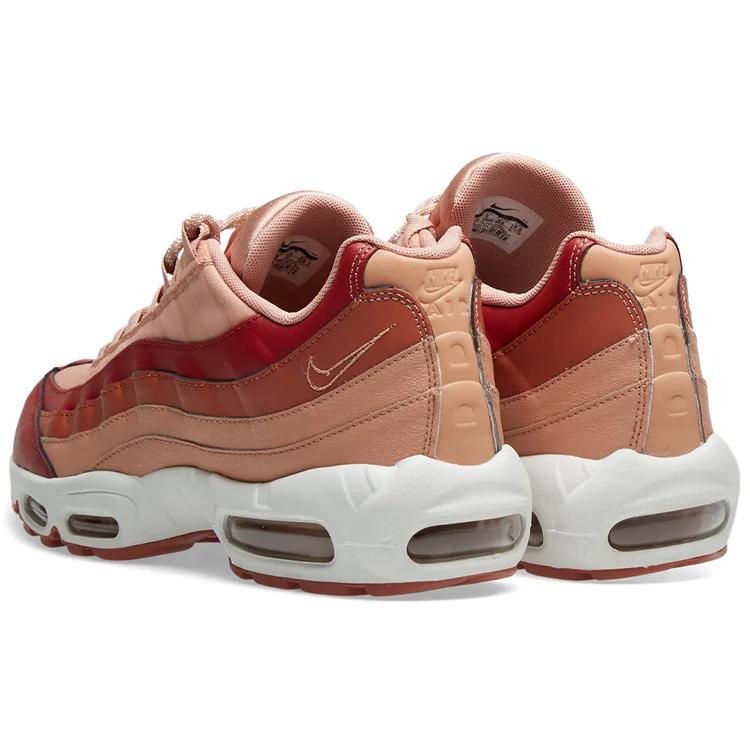New Nike Air Max 95 Team Crimson Dusty Peach Women's 307960-607