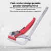2pcs 530 Lbs Clamping Force Ratcheting Table Clamp Guide Rail Clamp  Woodworking