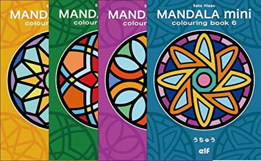 Elf Mandala Mini Coloring Book Set of 4 Coloring (Mandala Books)
