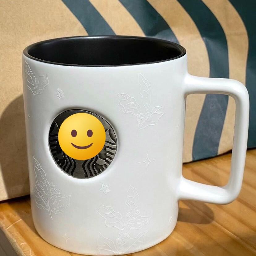 

Керамические кофейные кружки Starbucks серии Эко-френдли большой вместимости с медальоном из белой меди. Planting Cup