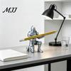Functional Home Office Decor 3D Printed Knight Pen Holder, Kneeling Armor Stand, Vintage Novelty Writing Instrument Holder Statue Stationery Organizer