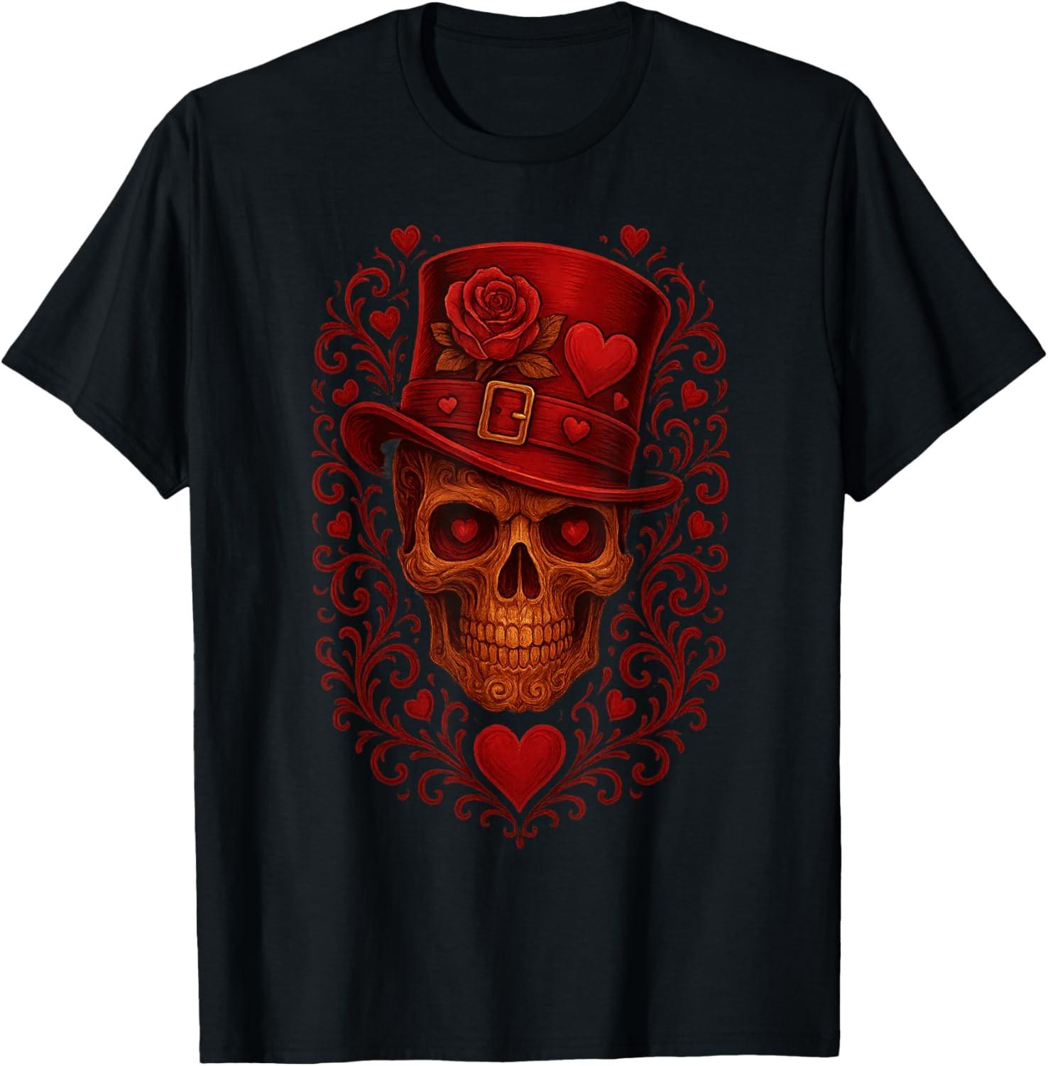 Funny Skull Heart Valentines Women Girl Girly Funny Skeleton T-shirt Sweartshirt S разноцветный