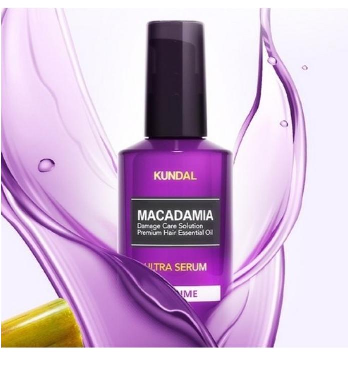 KUNDAL Macadamia Ultra Hair Serum – Silky Shine & Frizz Control