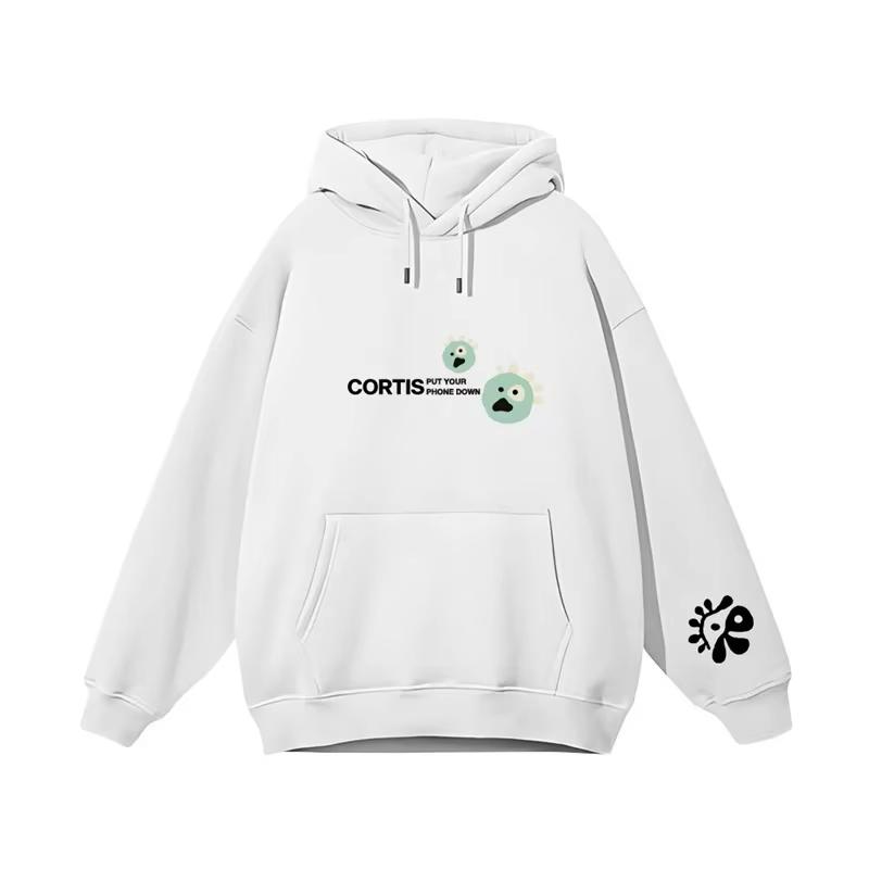 Vintage CORTIS 2026 Cartoon Monster Print Hoodie Unisex Y2K Hip Hop Oversized Pullover Sweatshirt Casual Loose Streetwear Hoodie