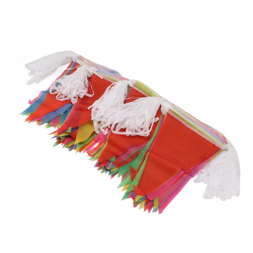 2 Bag Party Shape Anti Fade Decorative Pennants Flag for Party Decoration 200m