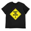 Baby an Bord T-Shirt schwere Stoffe Designer-Shirts Grafik-T-Shirts Vintage Anime Shirt Herren Designer-Kleidung