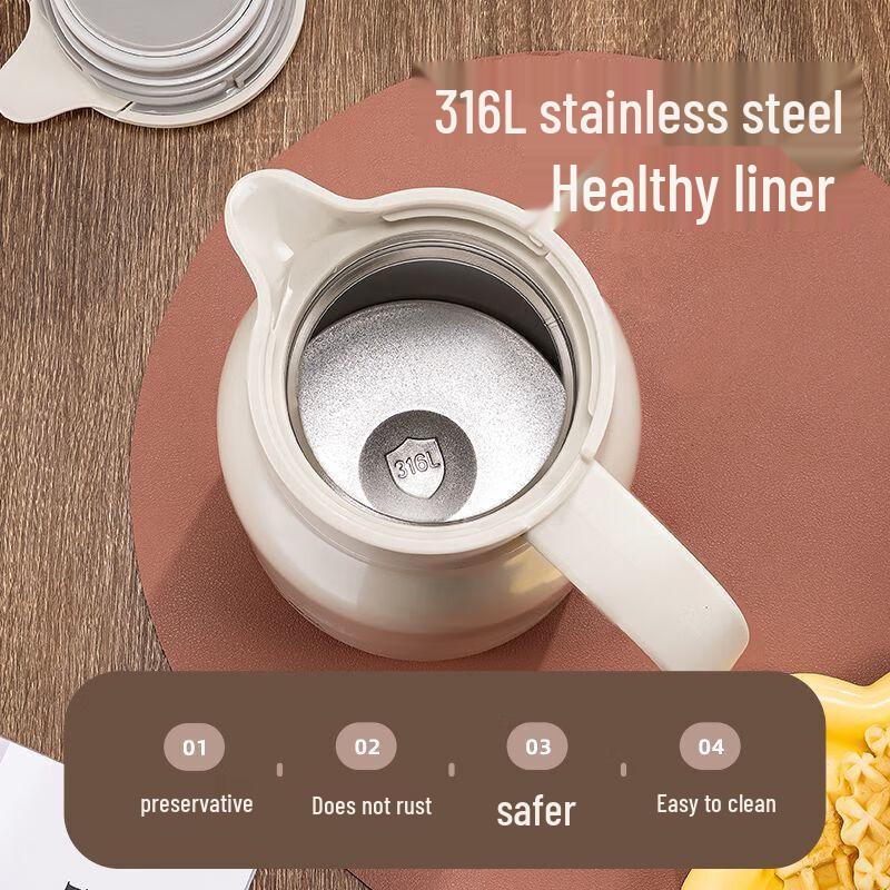 Fuguan Youyue 2L 316L Stainless Steel Desktop Stewing Kettle